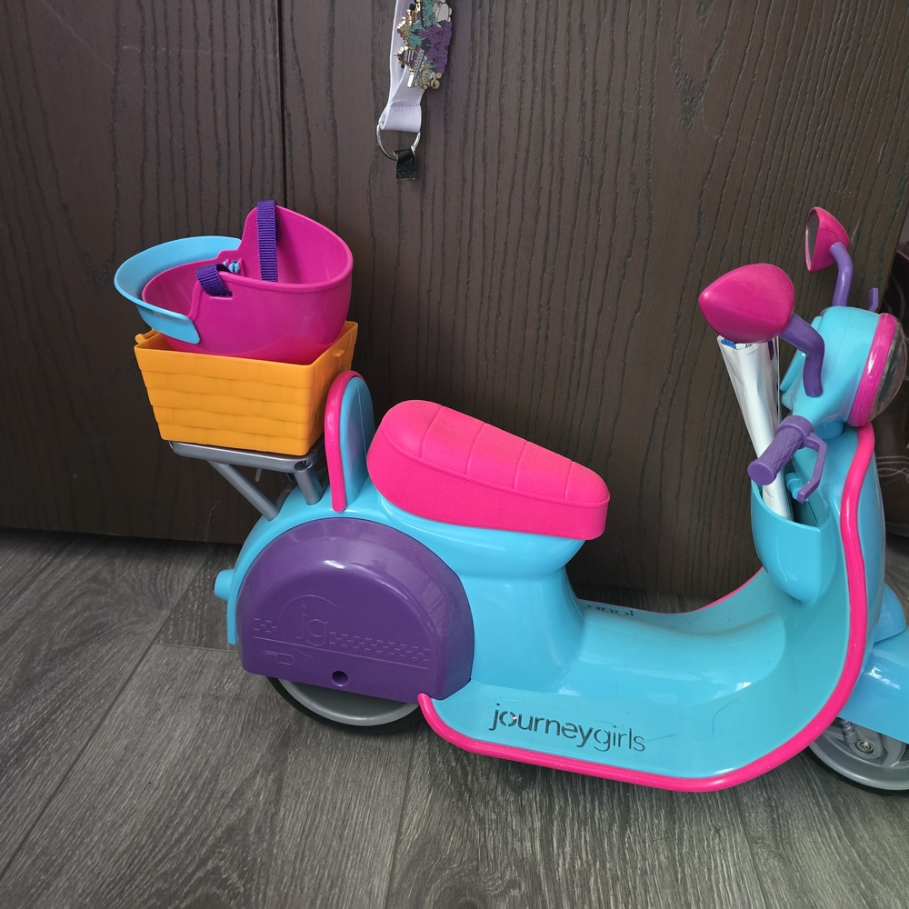 Blue and Pink Scooter Toy